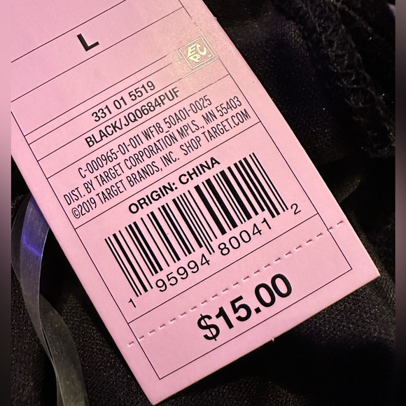 Wild Fable Black Velvet Crop - Picture 4 of 4